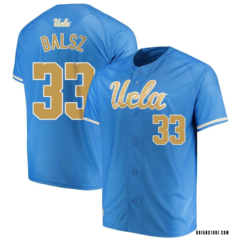 Men's Blake Balsz UCLA Bruins Replica Performance Baseball Jersey - Blue