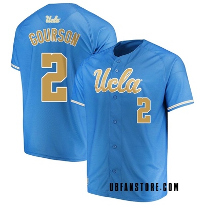 Men's Duce Gourson UCLA Bruins Replica Performance Baseball Jersey - Blue