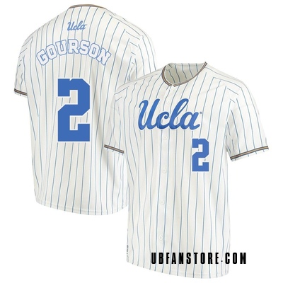 Men's Duce Gourson UCLA Bruins Replica Performance Baseball Jersey - White