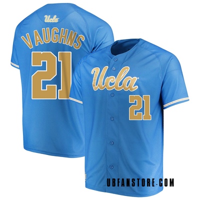 Men's JonJon Vaughns UCLA Bruins Replica Performance Baseball Jersey - Blue