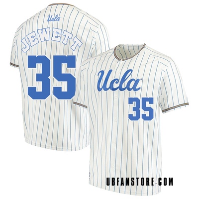 Men's Luke Jewett UCLA Bruins Replica Performance Baseball Jersey - White