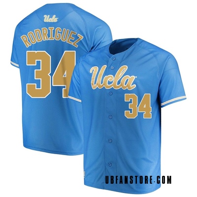 Men's Luke Rodriguez UCLA Bruins Replica Performance Baseball Jersey - Blue
