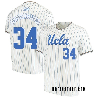 Men's Luke Rodriguez UCLA Bruins Replica Performance Baseball Jersey - White