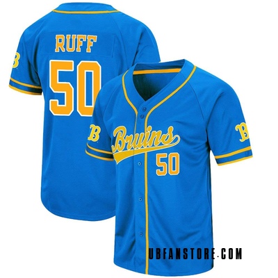 Men's Rashad Ruff UCLA Bruins Replica Colosseum Baseball Jersey - Blue