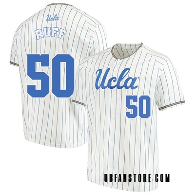 Men's Rashad Ruff UCLA Bruins Replica Performance Baseball Jersey - White
