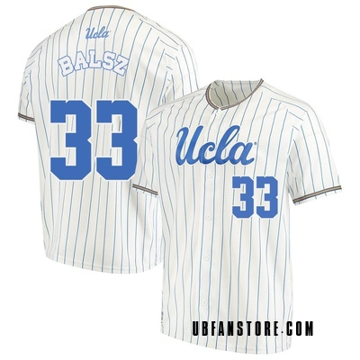 Youth Blake Balsz UCLA Bruins Replica Performance Baseball Jersey - White