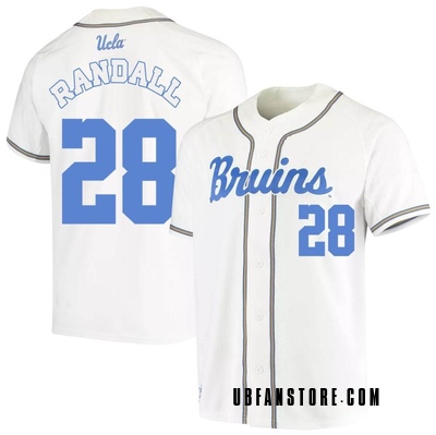 Youth Cal Randall UCLA Bruins Replica Full-Button Baseball Jersey - White