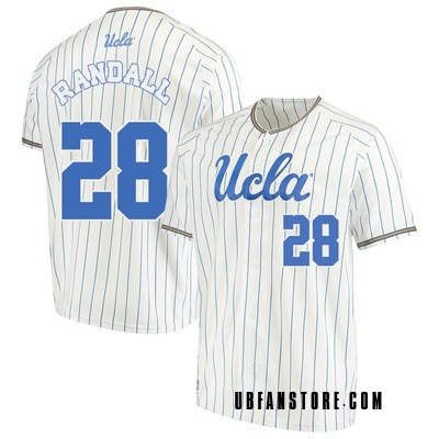 Youth Cal Randall UCLA Bruins Replica Performance Baseball Jersey - White