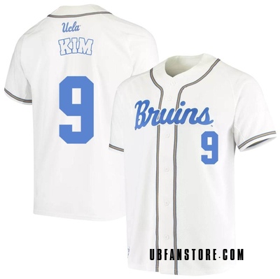 Youth Cameron Kim UCLA Bruins Replica Full-Button Baseball Jersey - White