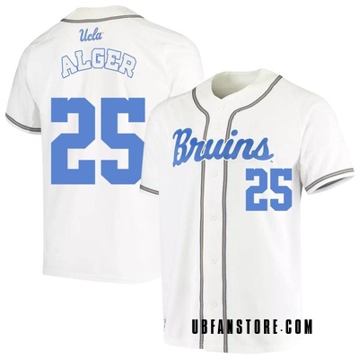 Youth Josh Alger UCLA Bruins Replica Full-Button Baseball Jersey - White