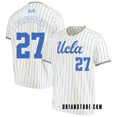 Youth Keenan Proctor UCLA Bruins Replica Performance Baseball Jersey - White